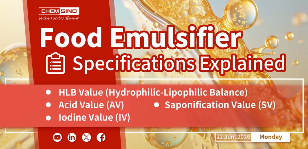 Food emulsifier specifications explained